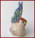 HAAN010 Tiny Ceramic Chicken Ornament