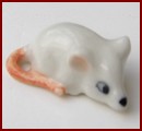 HAAN021 Tiny Ceramic Mouse Ornament