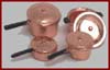 KA026 Set of Four Copper Saucepans