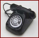 HA001B Modern Telephone - Black