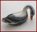 HAK025C Tiny Ceramic Duck Ornament