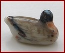 HAK025F Tiny Ceramic Duck Ornament