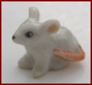 HAK489 Tiny Ceramic Mouse Ornament