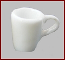 KA295W White Porcelain Mug