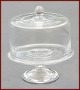 KATL04A Glass Cake Stand with Dome