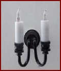 CL2002B Double Candle Wall Light