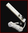LS9072 Lighting Fused Socket Strip (6 Sockets)