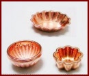 KA064C Set of Three "Copper" Jelly/Cake Moulds