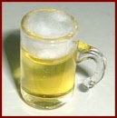 PA50077 Filled Beer Glass