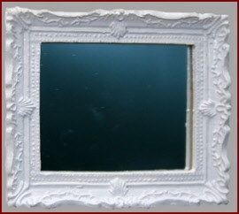 HA033 Mirror in White Frame