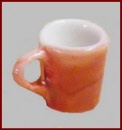 KA295O Orange Porcelain Mug