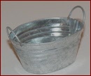 KA260 Galvanised Wash Bowl