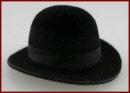 SA268BL Black Bowler Hat