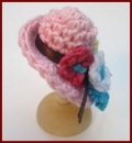 SA407 Pale Pink Hat on Hatstand