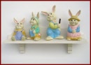 T074 Toy Shelf with Four Rabbits