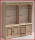 WW202 Double Display Shelf with Cupboard